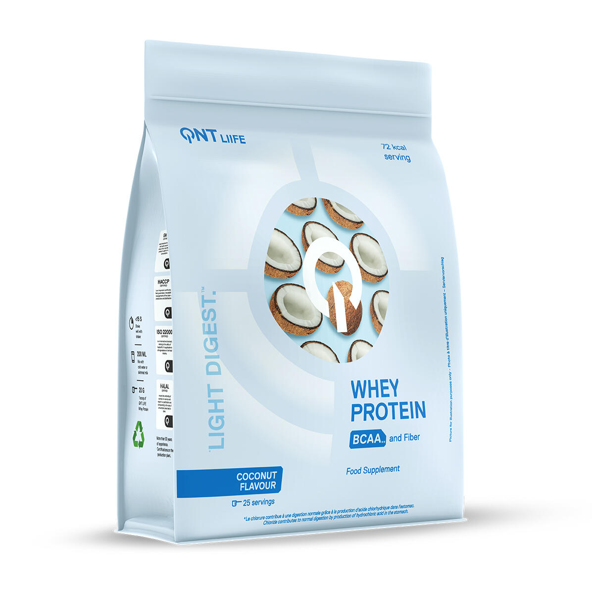 LIGHT DIGEST WHEY PROTEIN - Noix de coco - 500 g 3/4