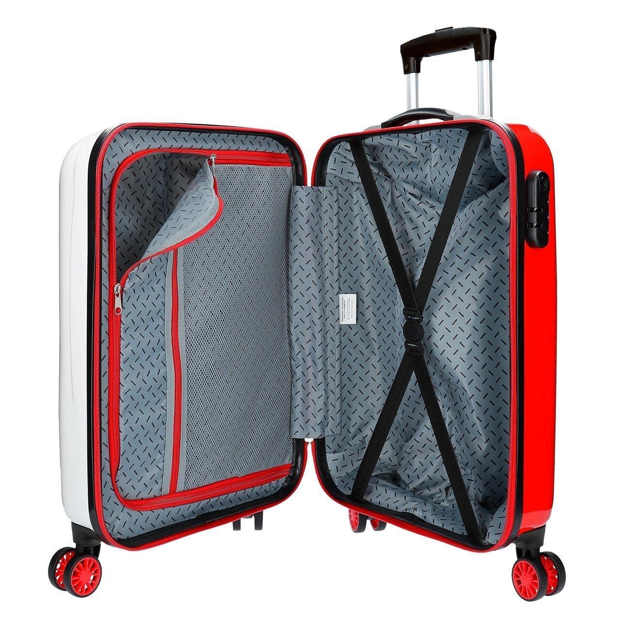 Maleta Infantil Disney Clasicos Abs con capacidad de 38L blanco 4/5