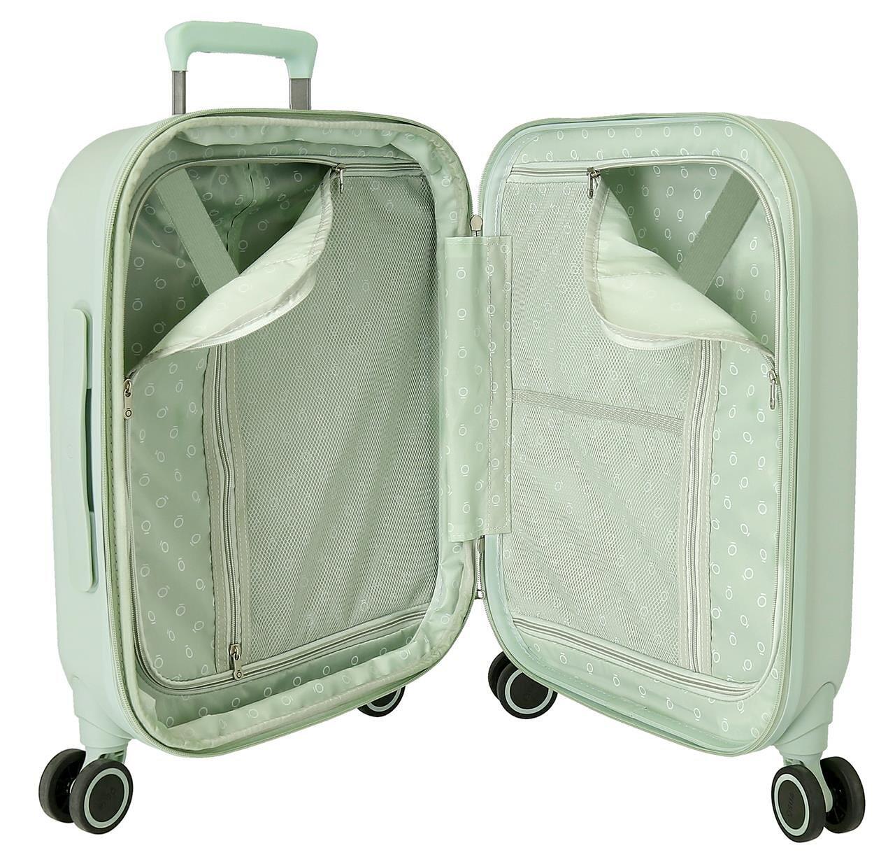 Maleta de cabina ABS rígida niña Disney Stitch Playful 44L menta 4/5