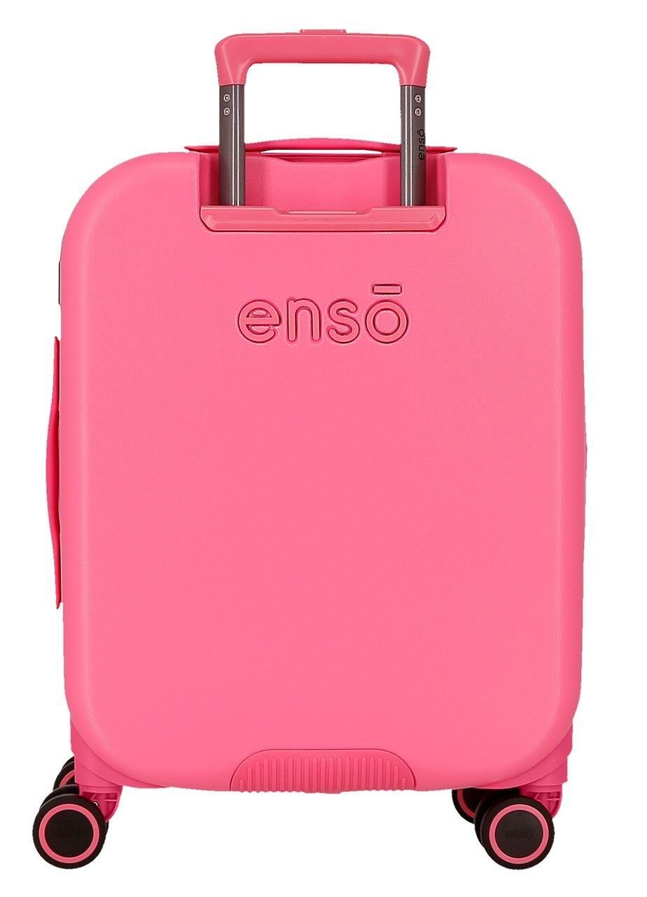 Valise cabine rigide ABS fille Disney Stitch Playful 44L fuchsia 2/5