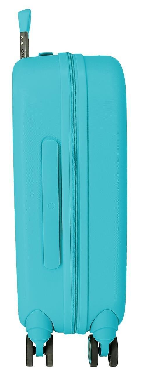 Valise cabine rigide ABS fille Disney Stitch Playful 44L turquoise 3/5