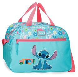 Sac de voyage fille Disney Aloha Stitch 28cm turquoise