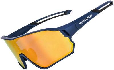 Rockbros gepolariseerde fietsbril uv400 sport zonnebril dames heren 30g