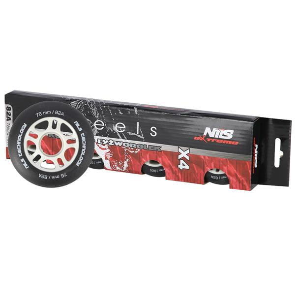 PU 76x24 82A CZARNE MATOWE KÓŁKA (4 pièces) NILS EXTREME 4/6