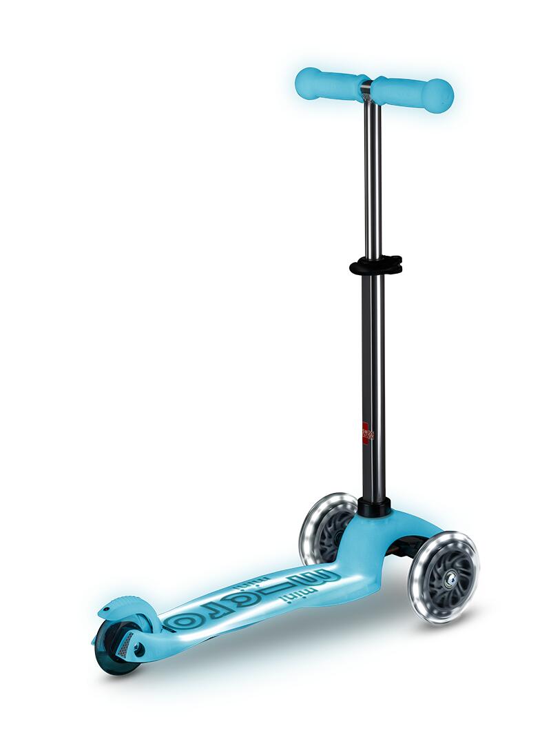 Trottinette enfant Mini  Deluxe Glow Aqua LED 5/7