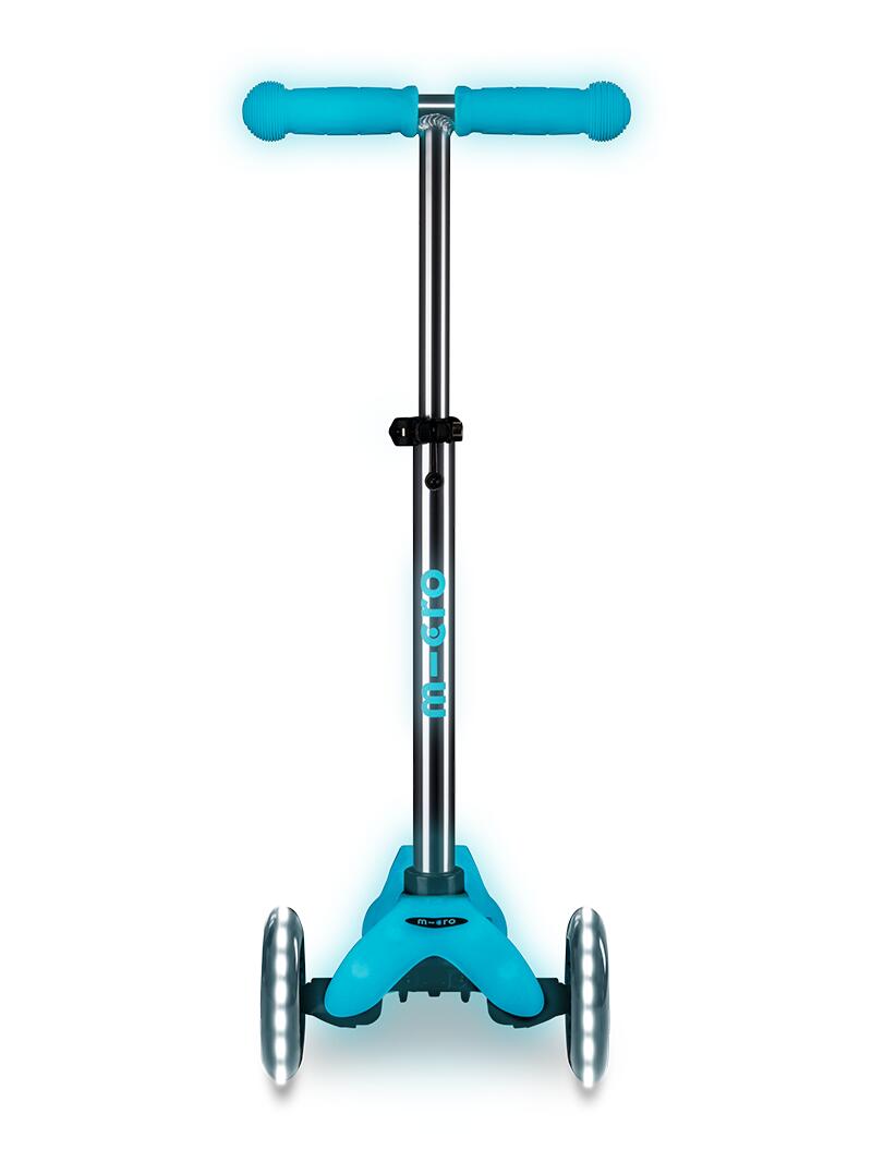 Trottinette enfant Mini  Deluxe Glow Aqua LED 6/7
