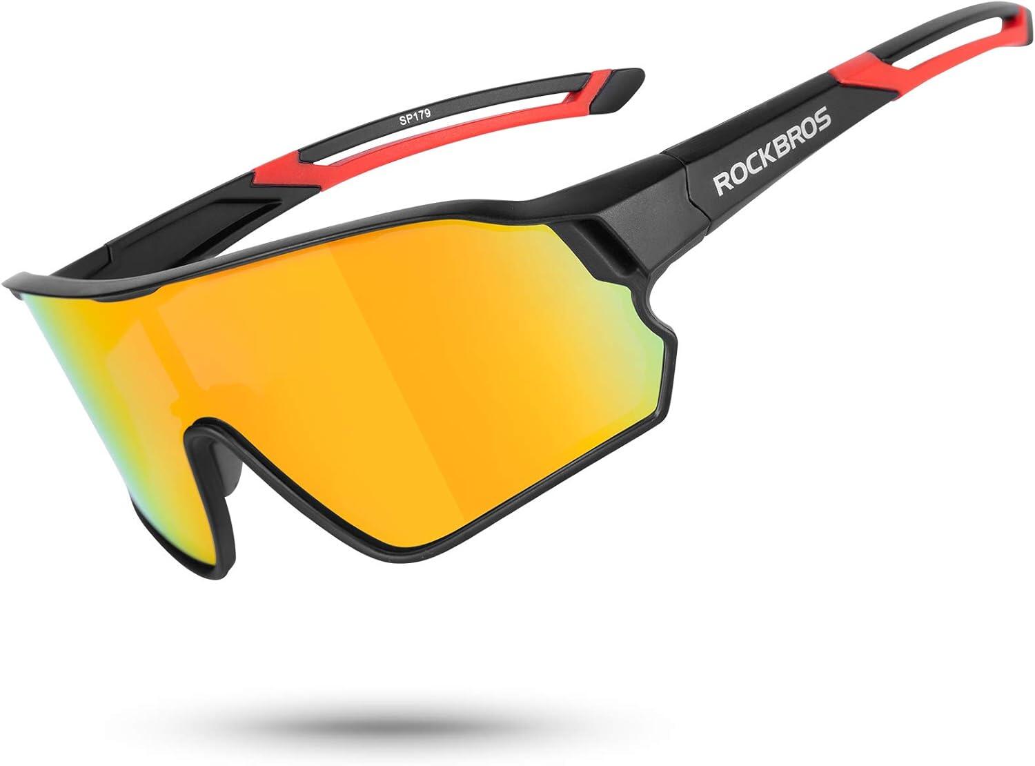 ROCKBROS Lunettes Soleil Polarisées Vélo UV400 Sport Homme Femme 30g 1/7