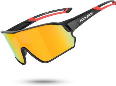 Rockbros gepolariseerde fietsbril uv400 sport zonnebril dames heren 30g