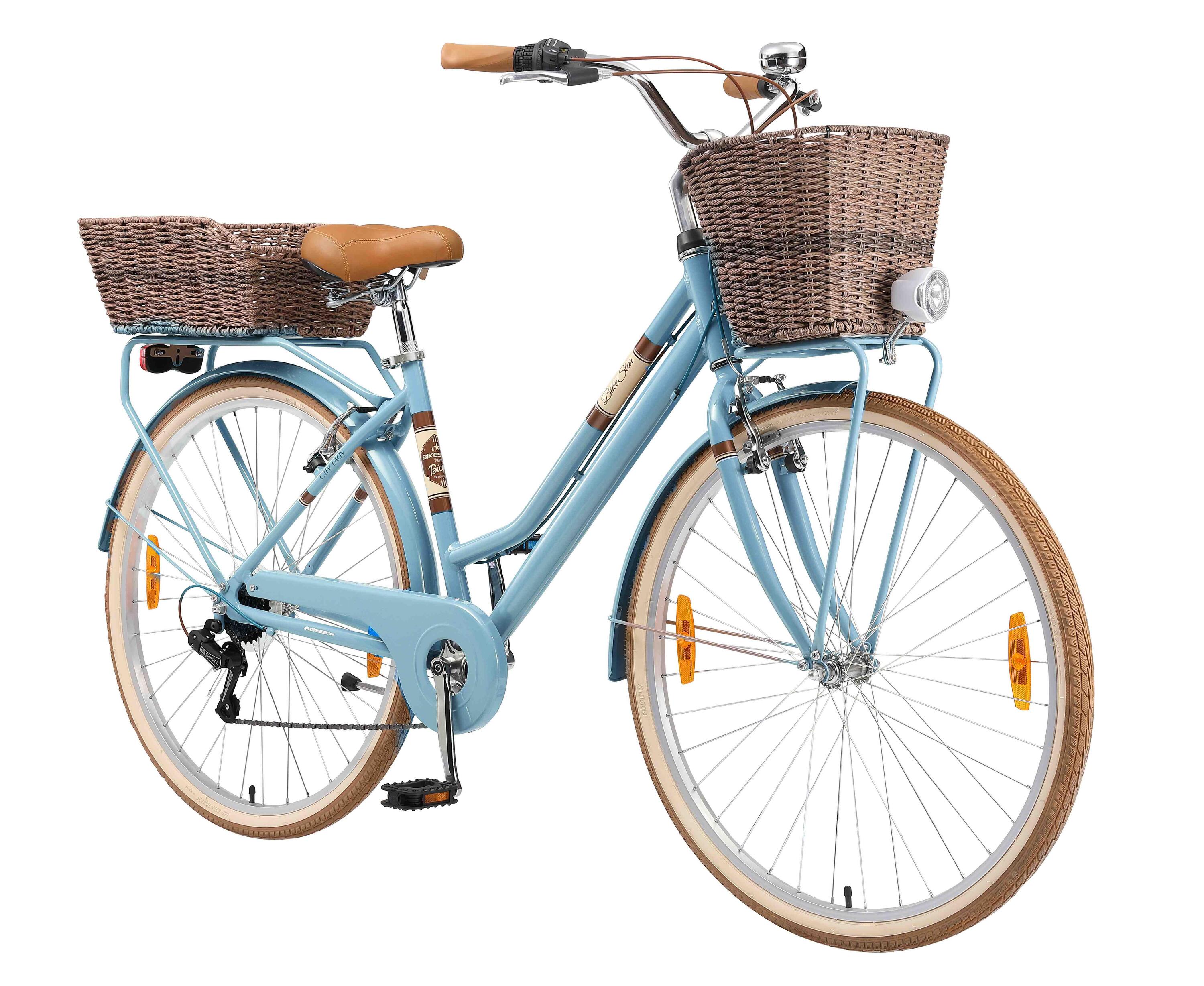 Bicicletta da città in alluminio 28", 7 velocità, retrò urbano 2/7