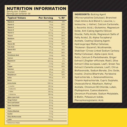 Multivitamines - Opti-Men 3/3