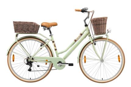 Vélo de ville, VTC en aluminium 28", 7 vitesses, rétro urbain