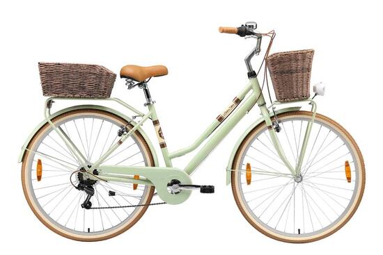 Vélo de ville, VTC en aluminium 28", 7 vitesses, rétro urbain