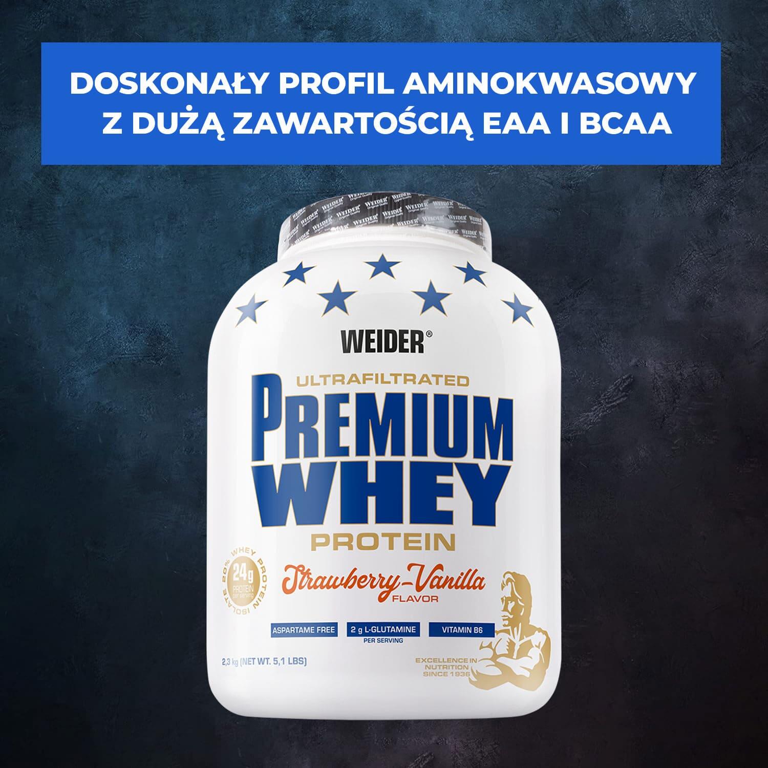 Weider Premium Whey (500g) Strawberry-Vanilla - Proteine 5/7