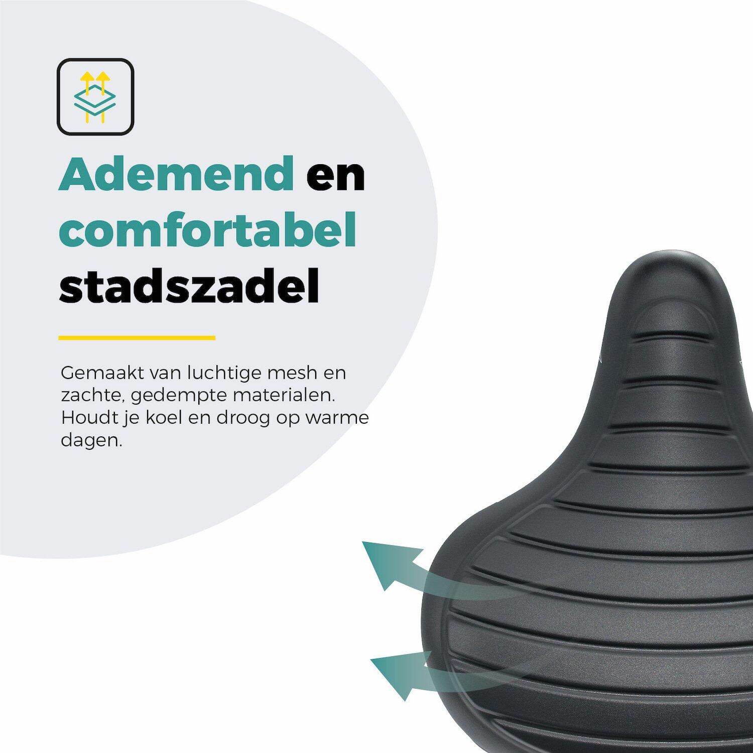 Voltano Drifter Fietszadel Wave 2.0 - Zwart 3/7