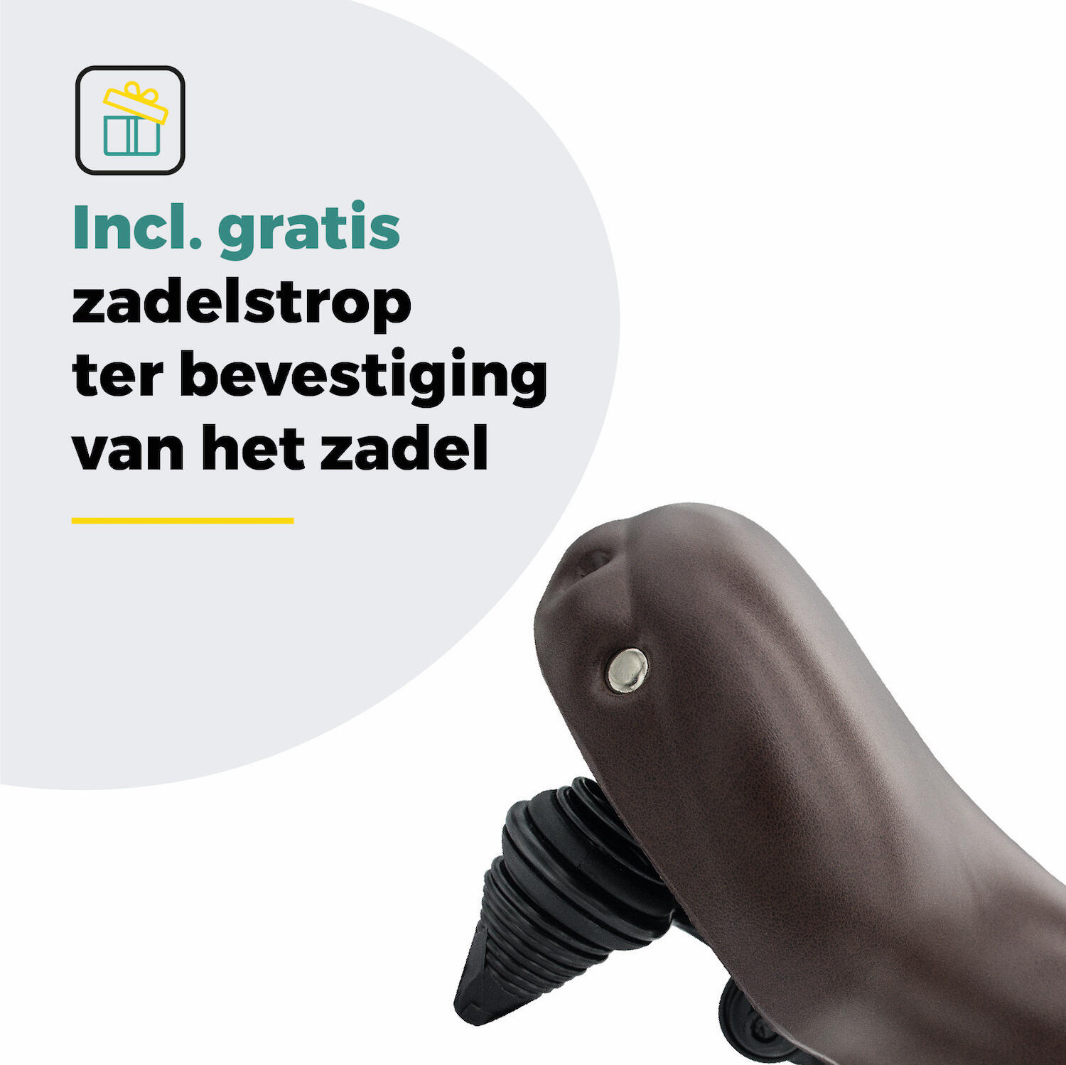 Voltano Drifter Fietszadel 2.0 - Donkerbruin Zadel 6/7