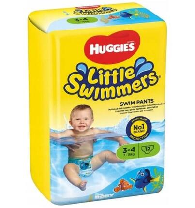 Huggies opakowanie (7-15kg) 3-4 little swimmers medium pieluszki do pływania