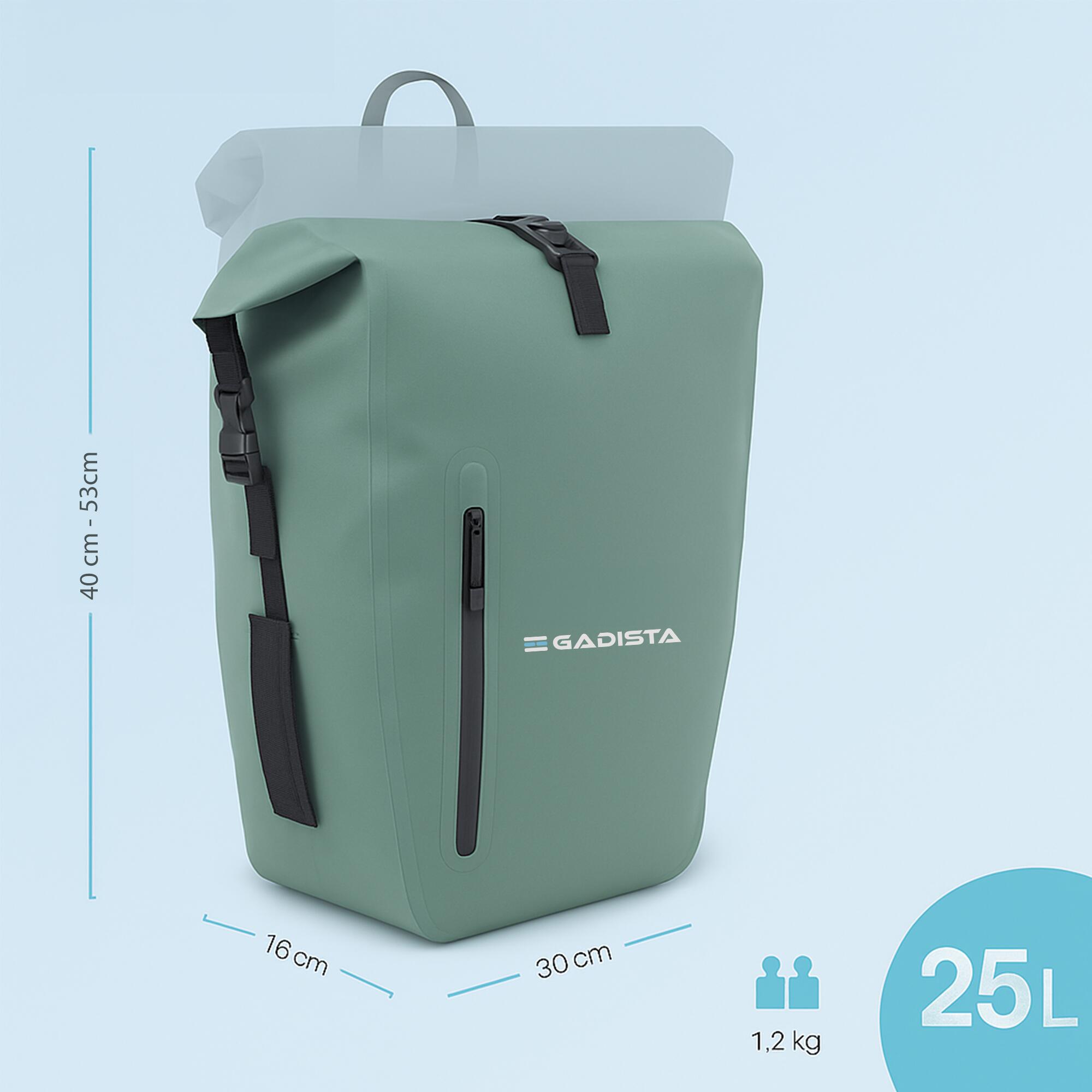 Alforja para Portaequipajes Bici 25 l Impermeable 4/5