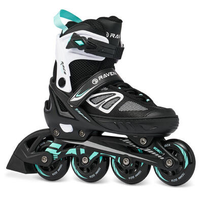 Inline skates verstelbare advance zwart/mint