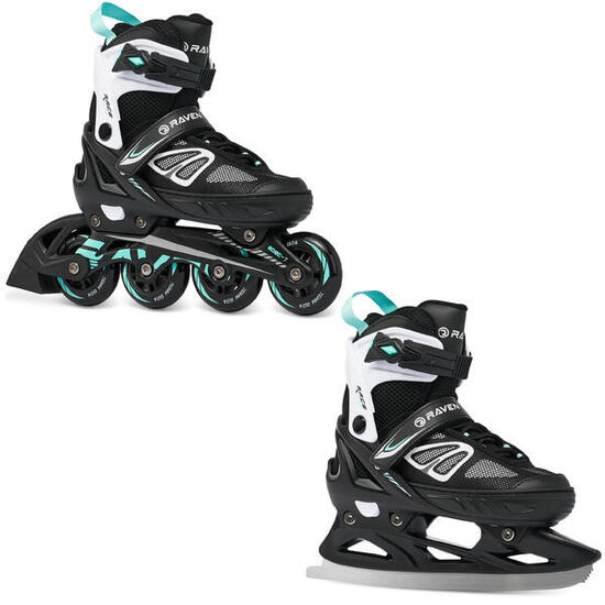 Rolki Łyżwy Regulowane 2w1 Raven Advance