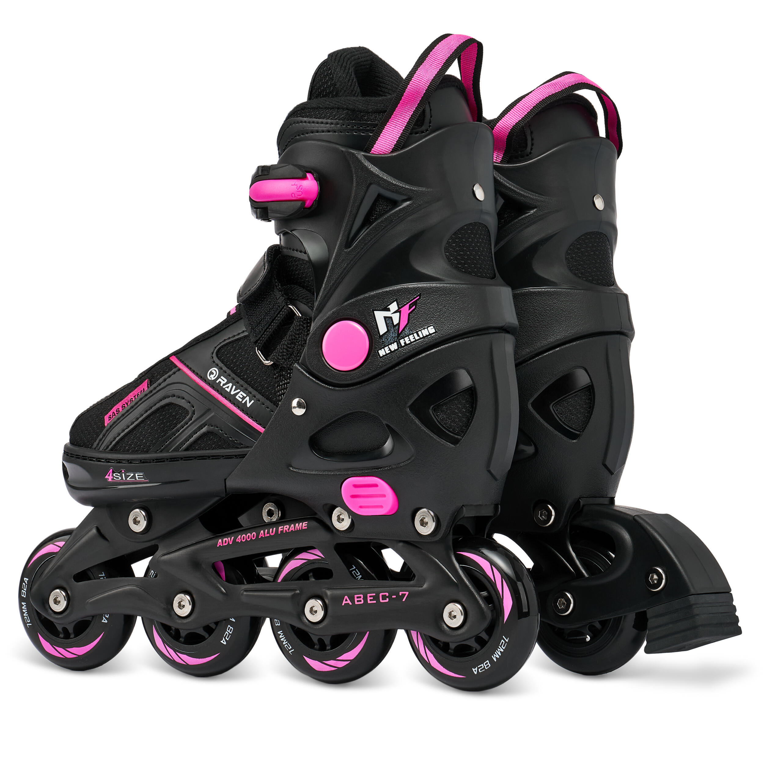 Patins de rodas ajustáveis Raven Pulse 2 em 1 3/5
