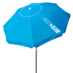 Aktive Parapluie de plage coupe-vent 8 mâts 200 cm bleu