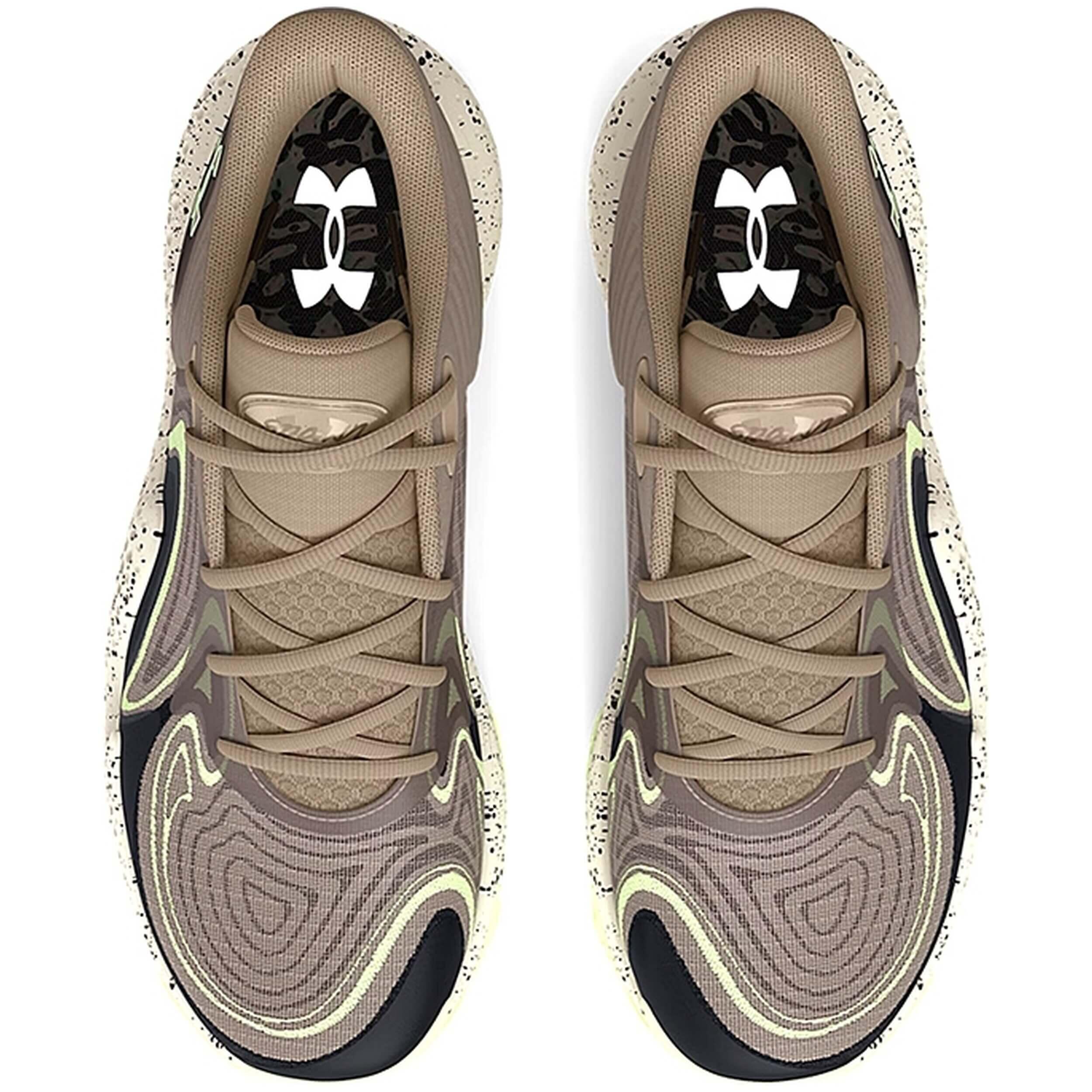 Chaussures de basket-ball Under armour Spawn 6 Mid Camo pour unisexe 3/5
