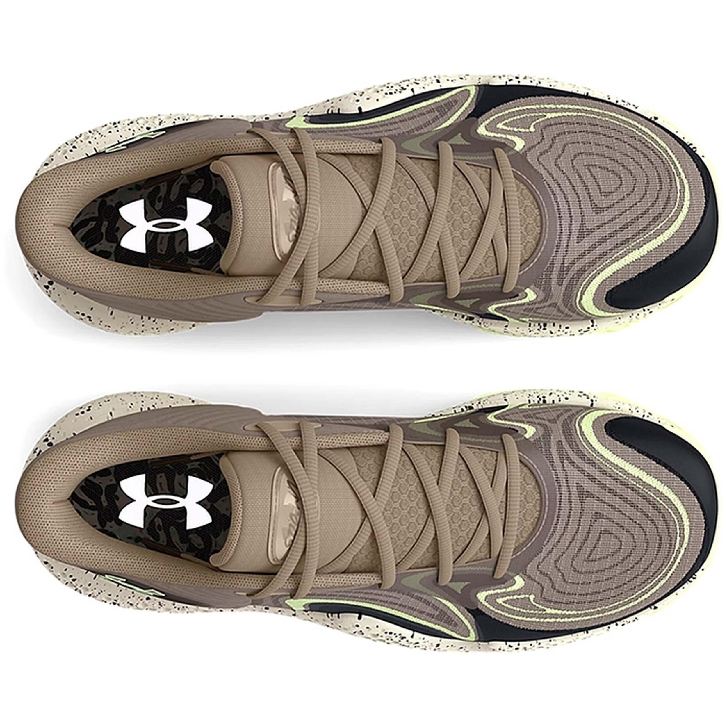 Chaussures de basket-ball Under armour Spawn 6 Mid Camo pour unisexe 5/5