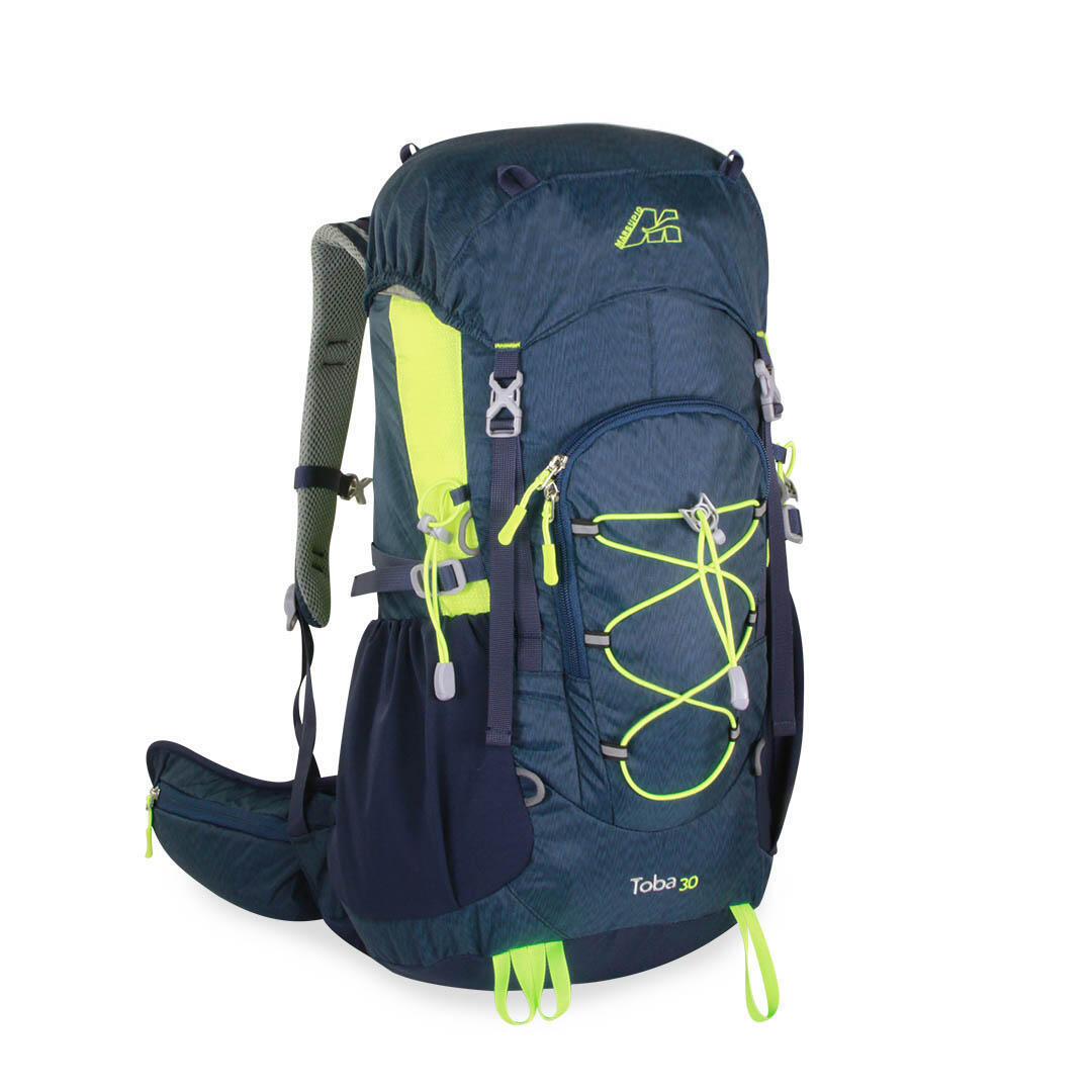 MARSUPIO Mochila de trekking y montaña TOBA 30 Marsupio Azul/Amarelo
