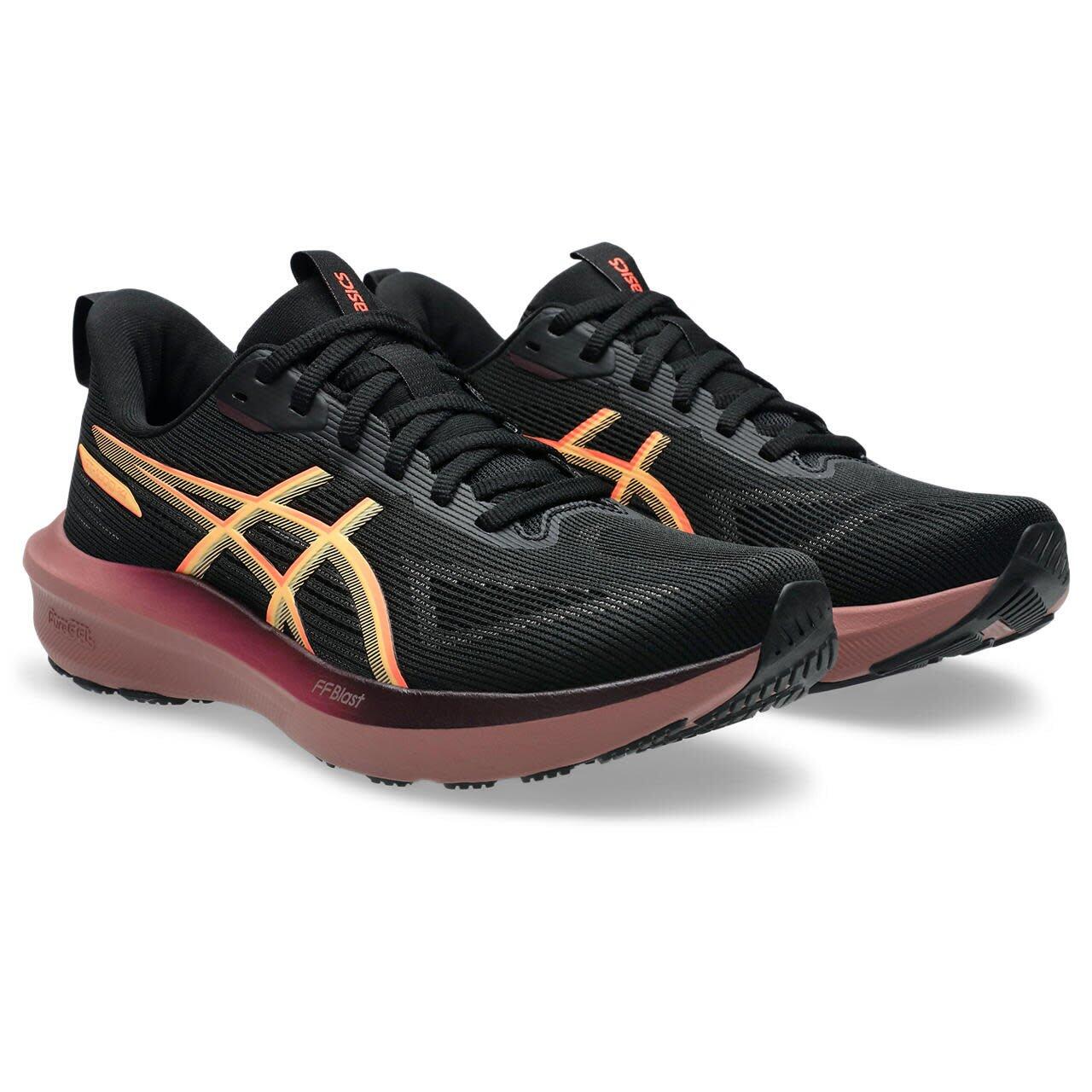 Chaussures De Running Femme - ASICS GT-1000 14 W - Black/Coral 2/6