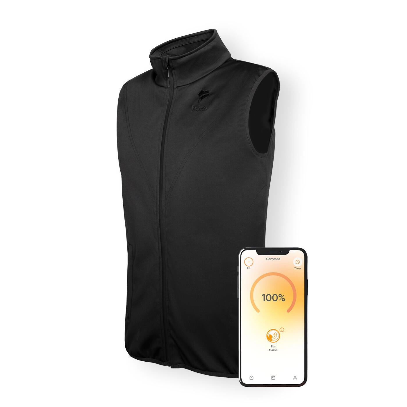 VULPÉS Ganymed - Gilet riscaldante [UOMO / Circonferenza torace: 97 cm]