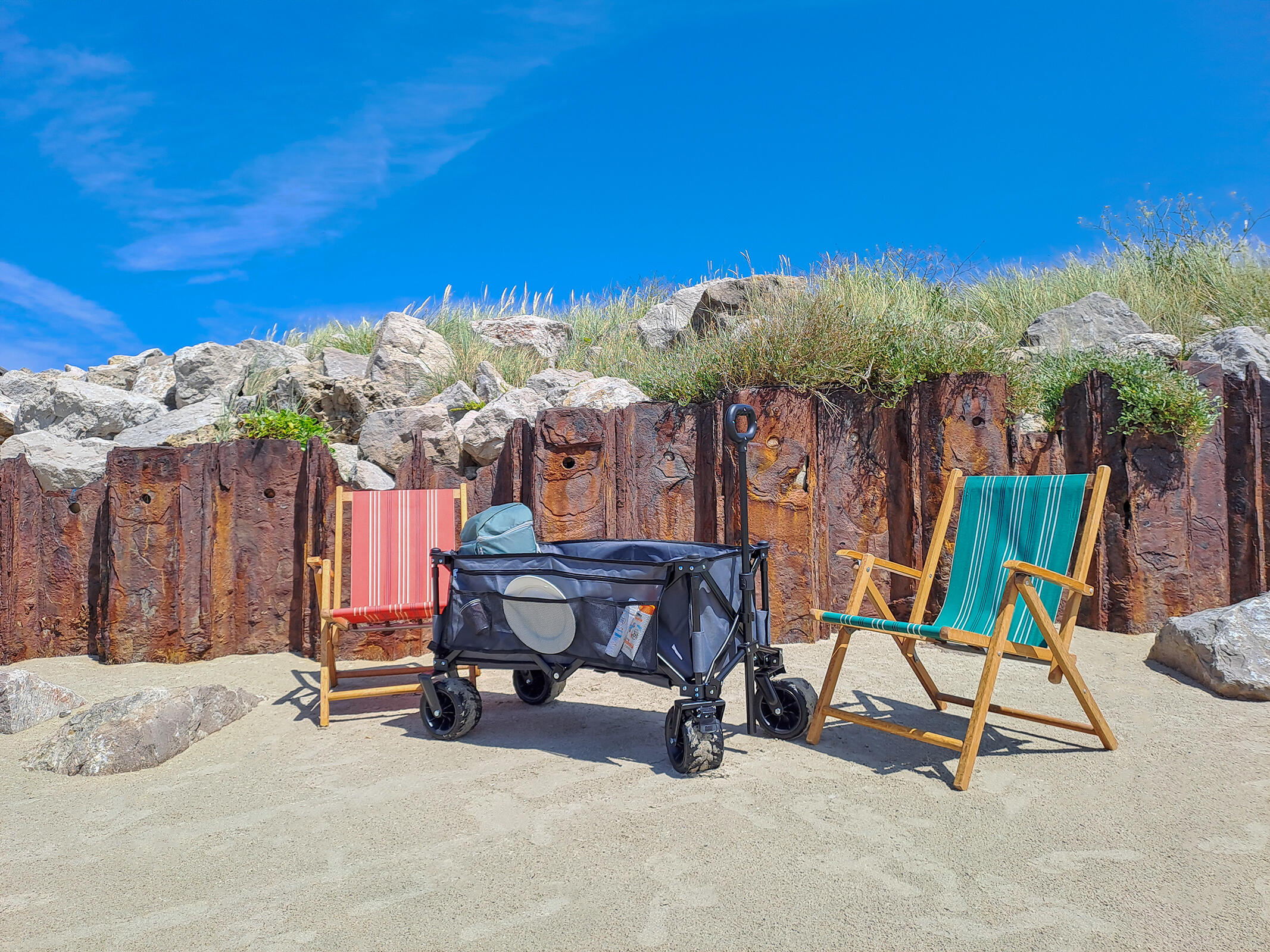 Carro de playa plegable 7/7