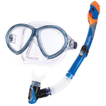 Set Formula Tauch Maske + Schnorchel Taucher DryTop Anti Beschlag Silikon