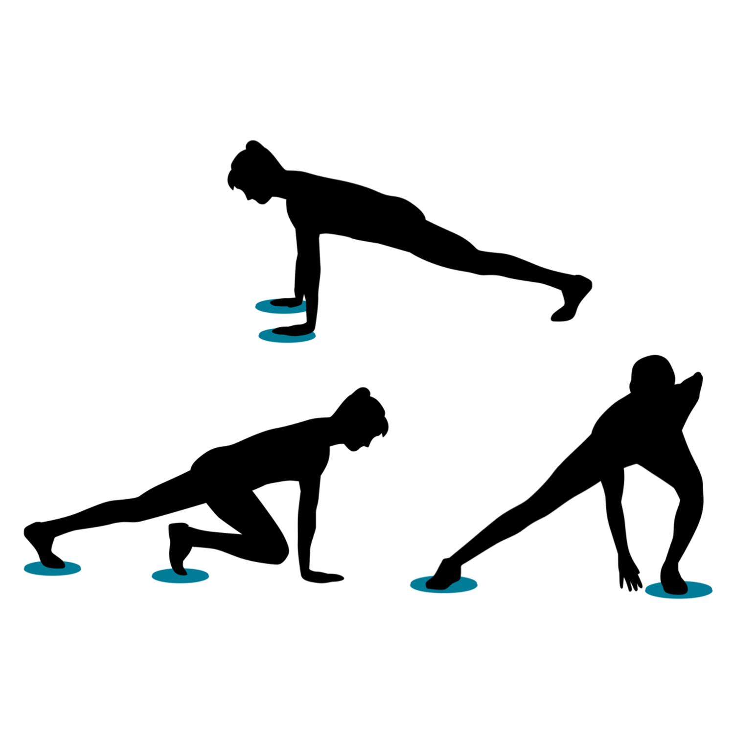 Planche d'équilibre Plankpad Slidepads Pro 7/8