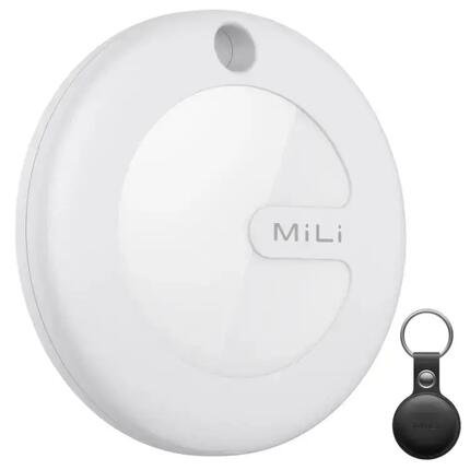 Lokalizator biały x1 z czarnym etui dla Android MILI MiTag