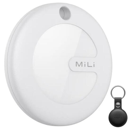 Lokalizator biały x1 z czarnym etui dla Android MILI MiTag