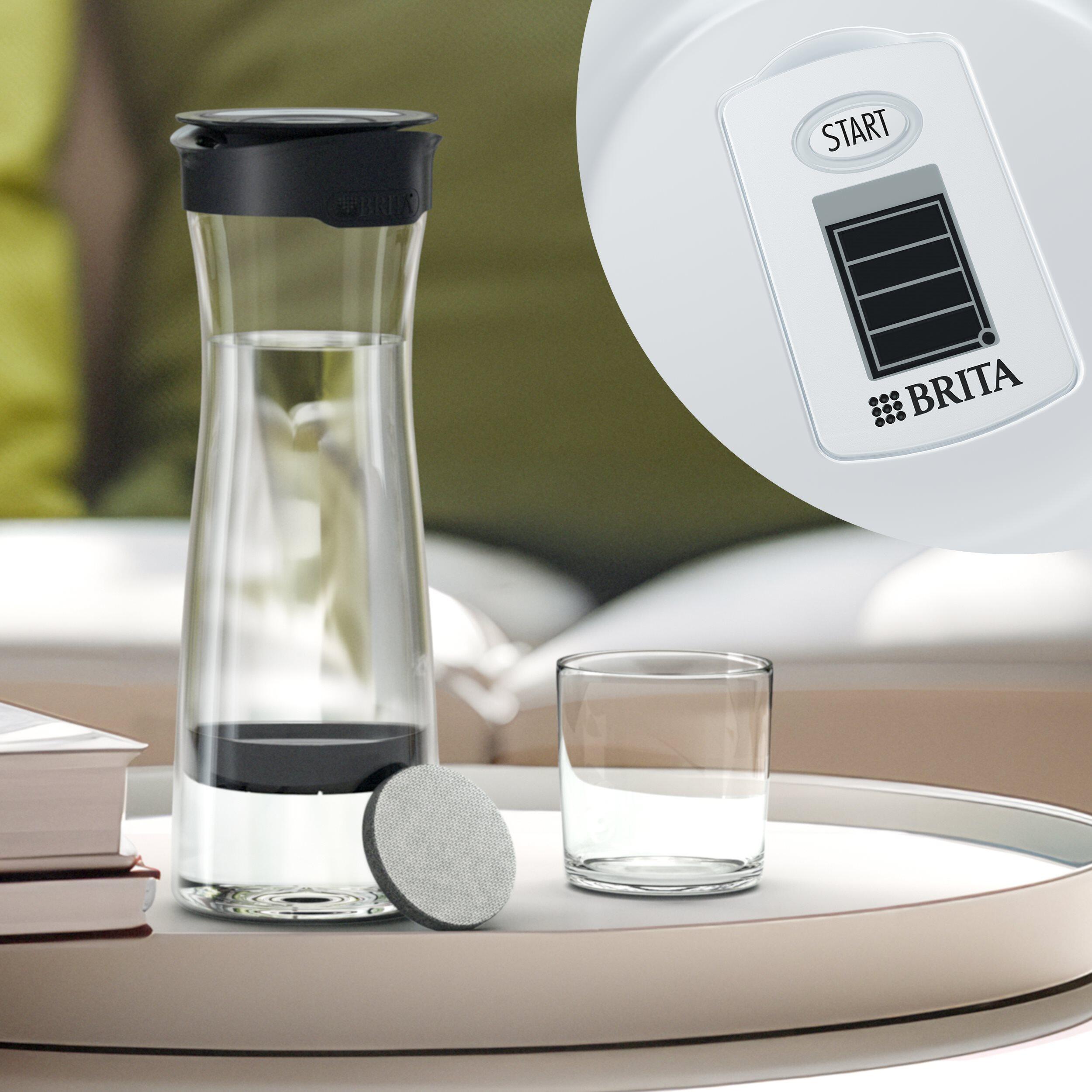 BRITA Waterfilterkaraf 1.3L Zwart inclusief 1 MicroDisc Single Unit 2/7