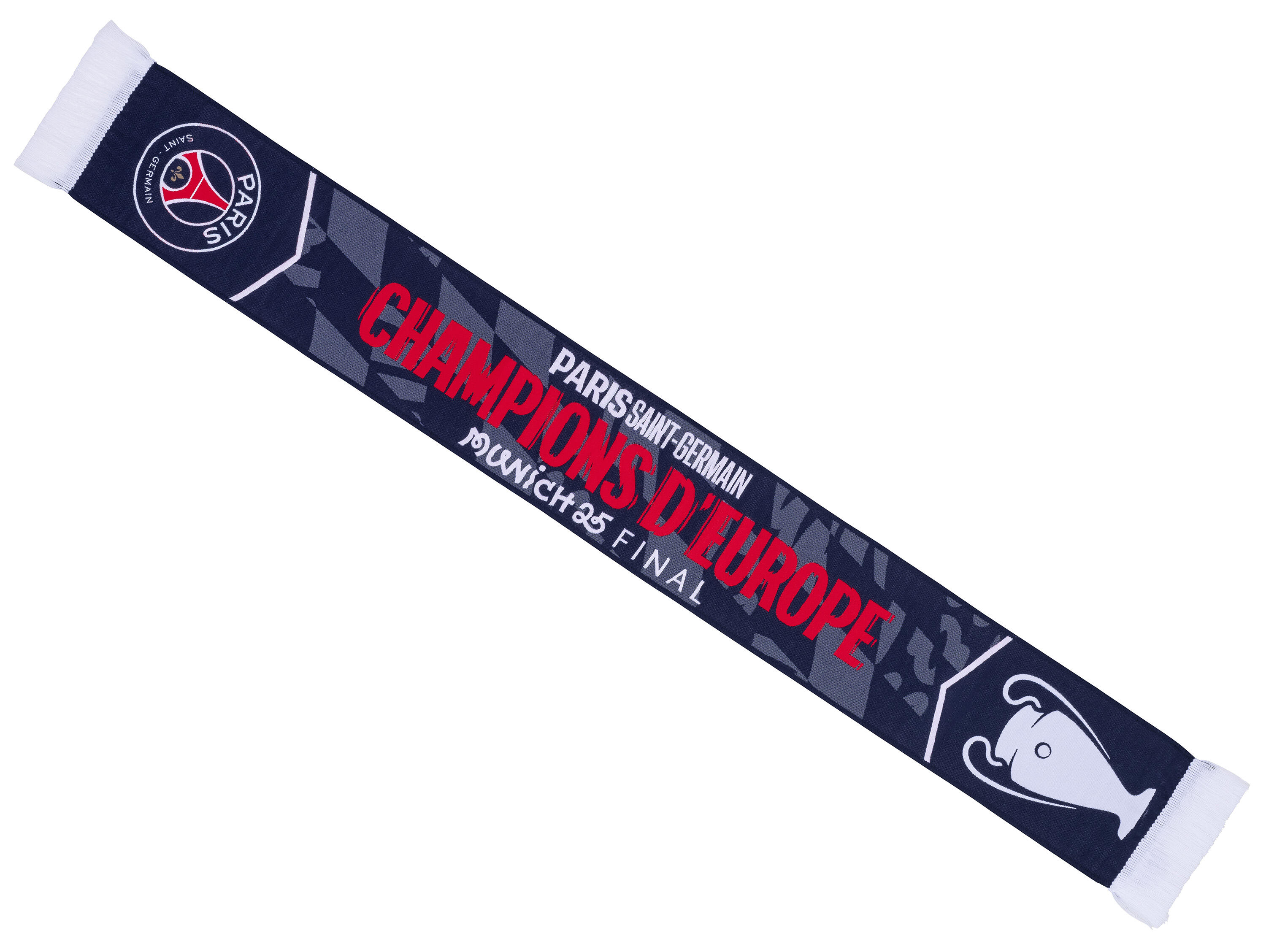 Echarpe PSG Champions d'Europe 2025 - Collection officielle - PARIS SAINT GERMAI 1/2