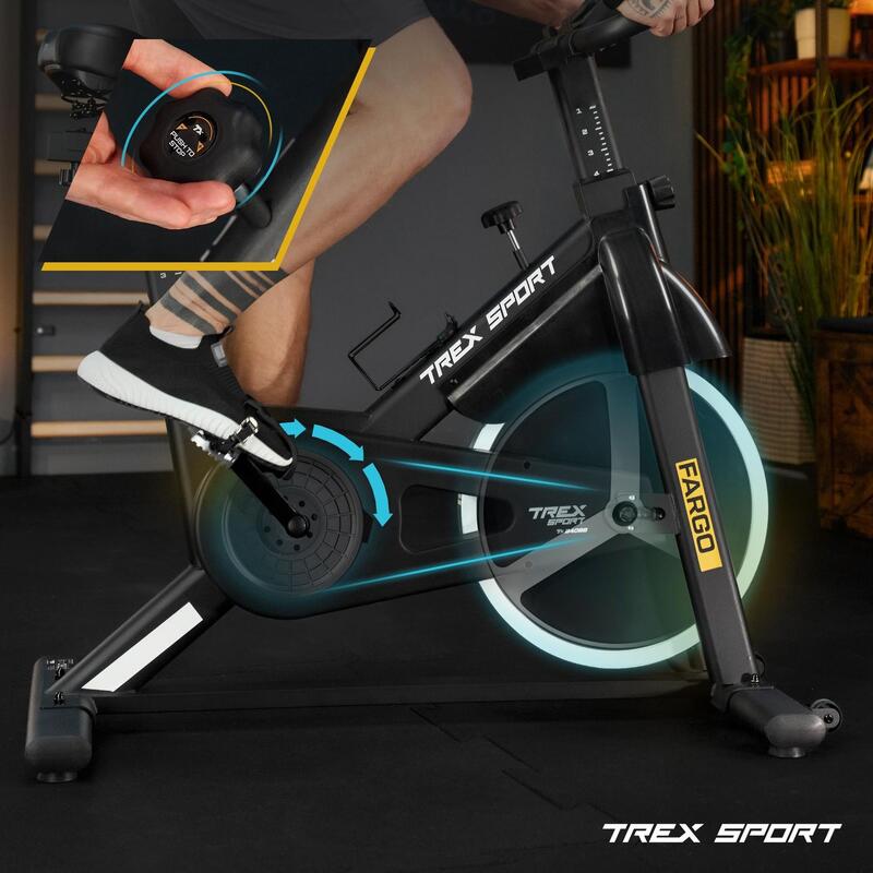 Bicicletă indoor Trex Sport FARGO TX-840SB magnetică 130kg