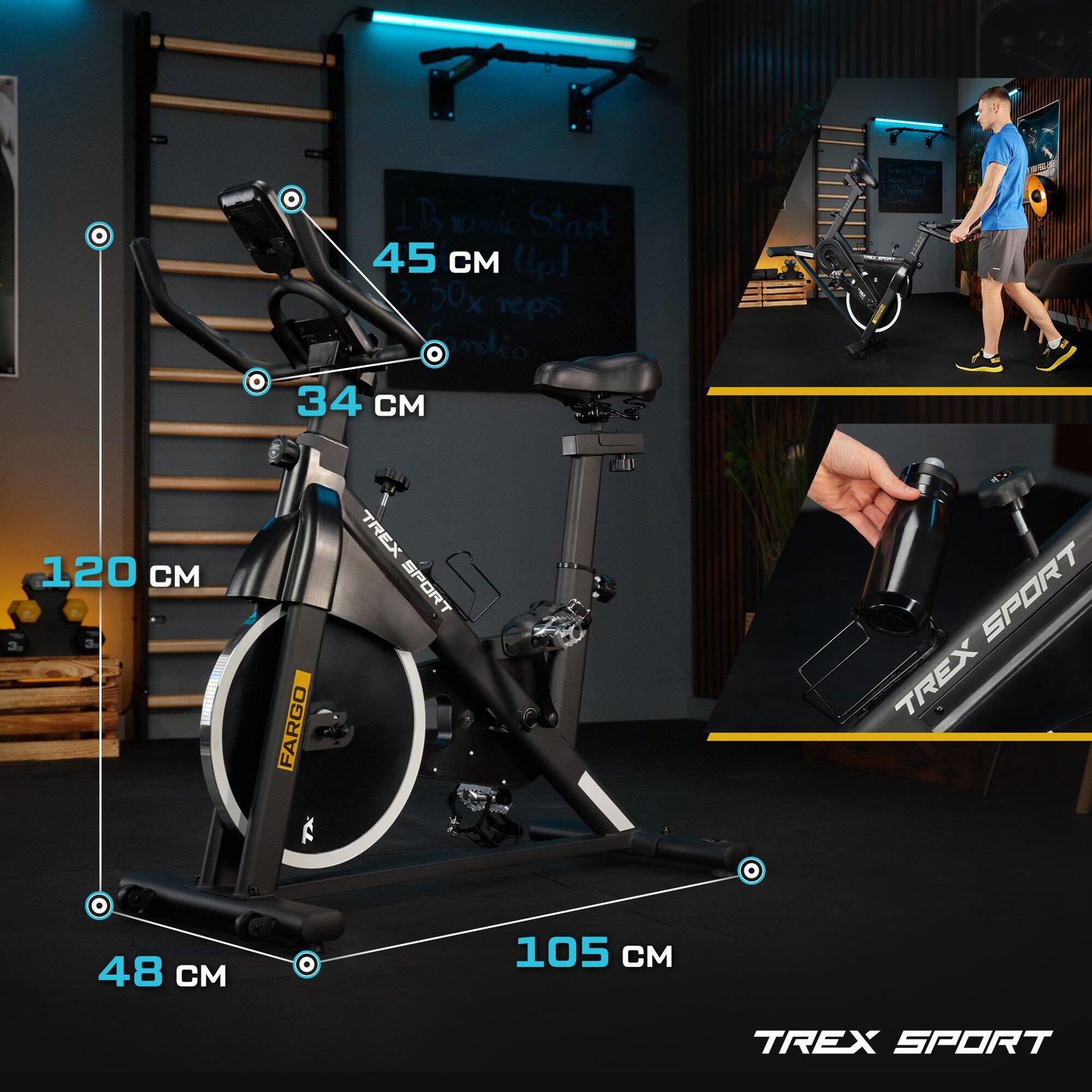 Vélo de biking Trex Sport FARGO TX-840SB magnétique 130 kg 5/7