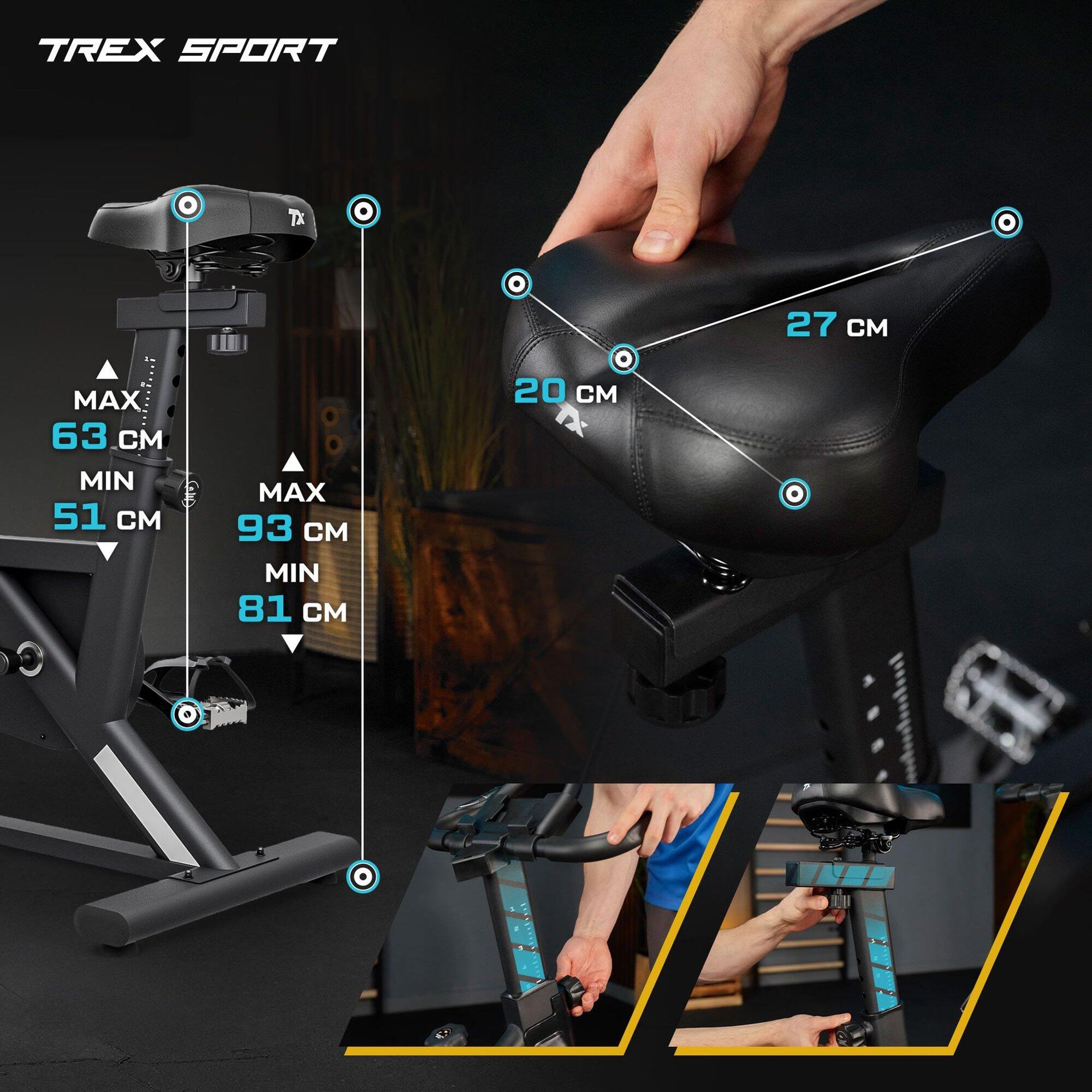 Vélo de biking Trex Sport FARGO TX-840SB magnétique 130 kg 4/7