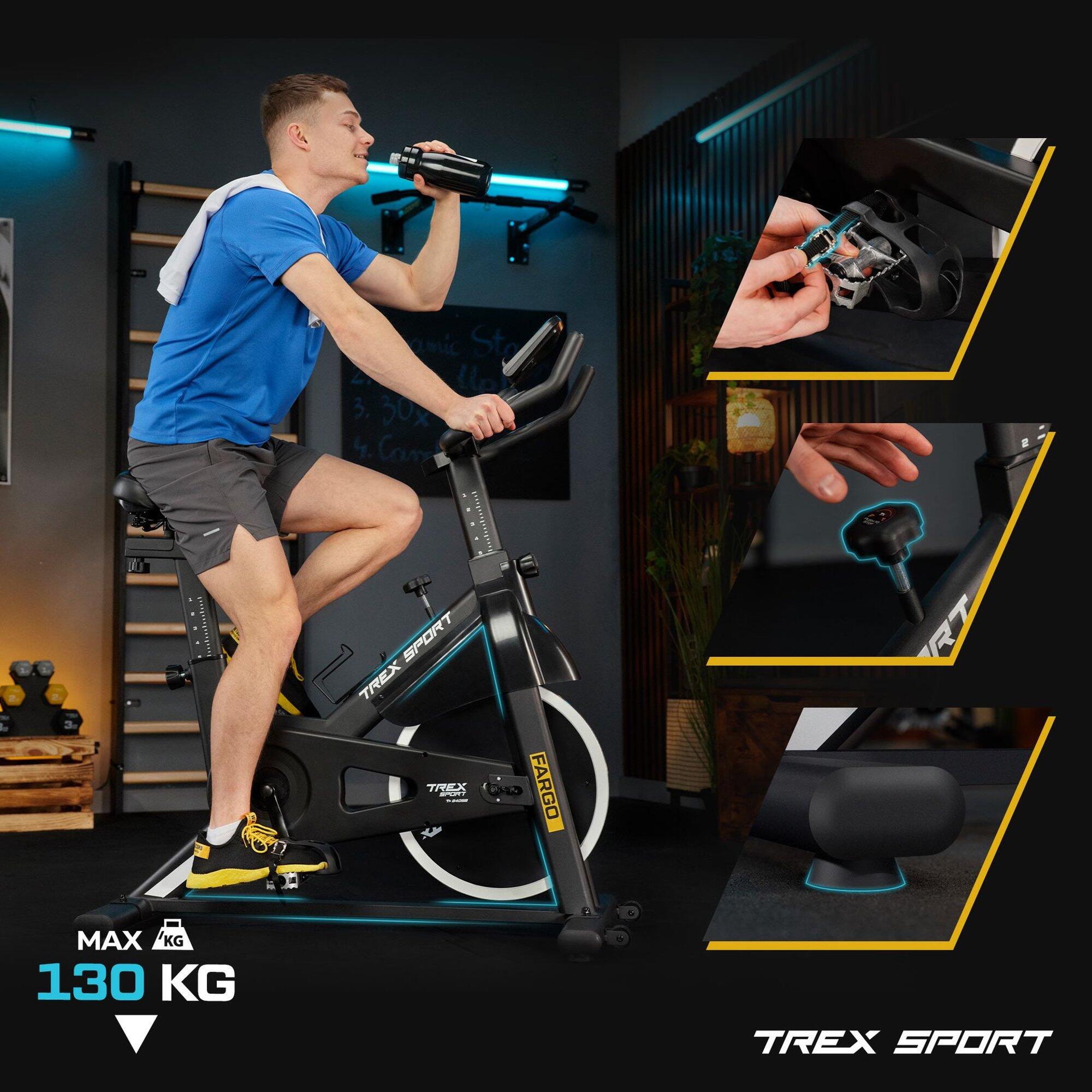 Vélo de biking Trex Sport FARGO TX-840SB magnétique 130 kg 6/7