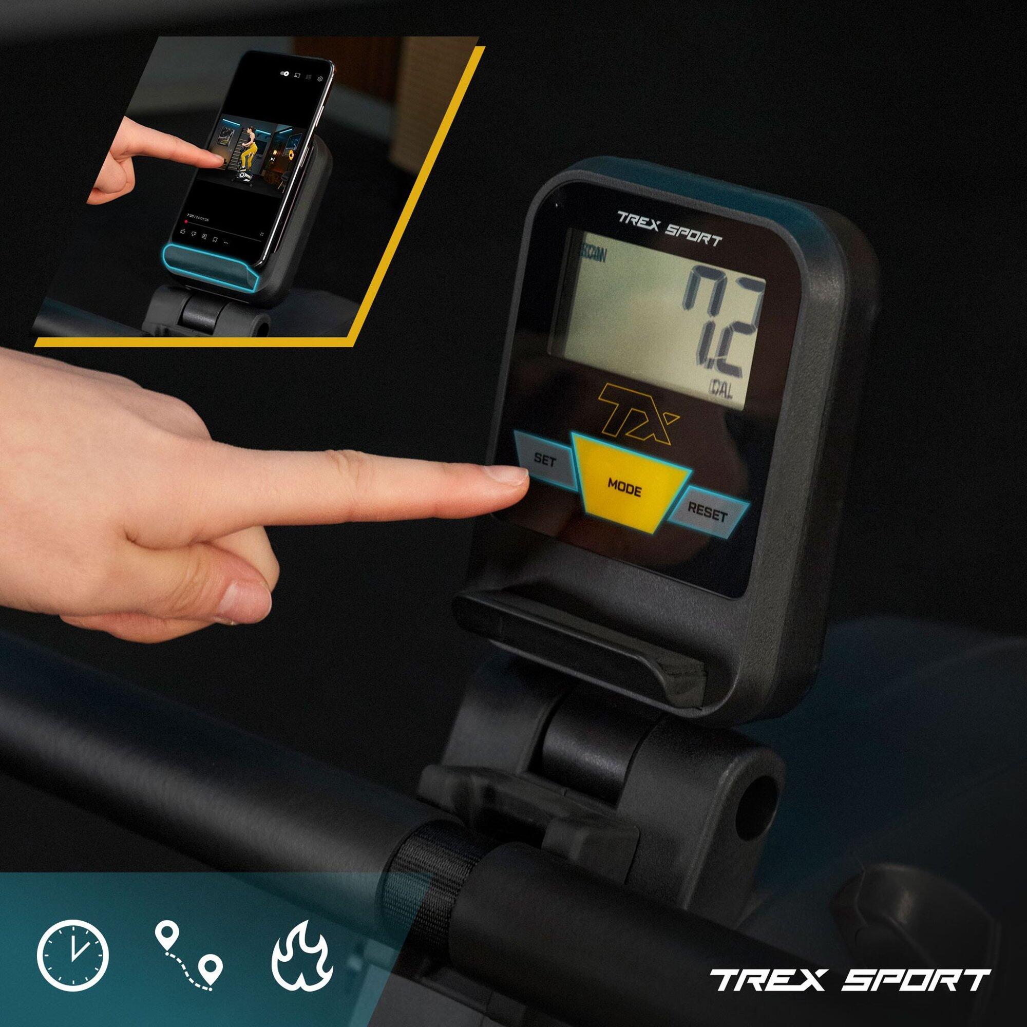 Máquina de remo magnética Trex Sport REIN TX-580RM hasta 130 kg 5/7