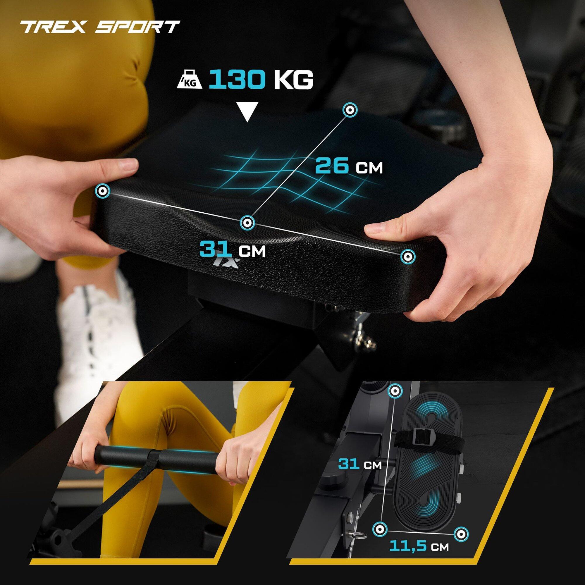 Máquina de remo magnética Trex Sport REIN TX-580RM hasta 130 kg 6/7