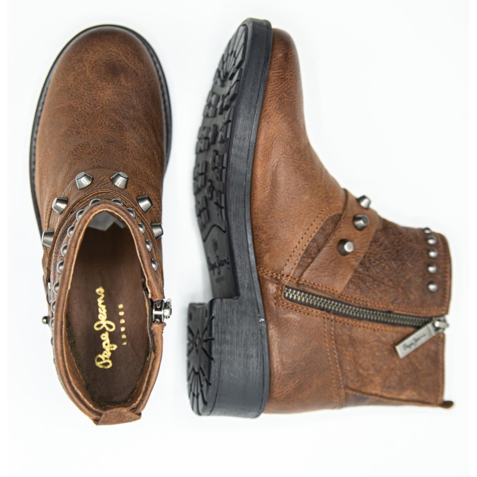 Stivali Pepe Jeans Maddox Ring, Marrone, Donne 2/5
