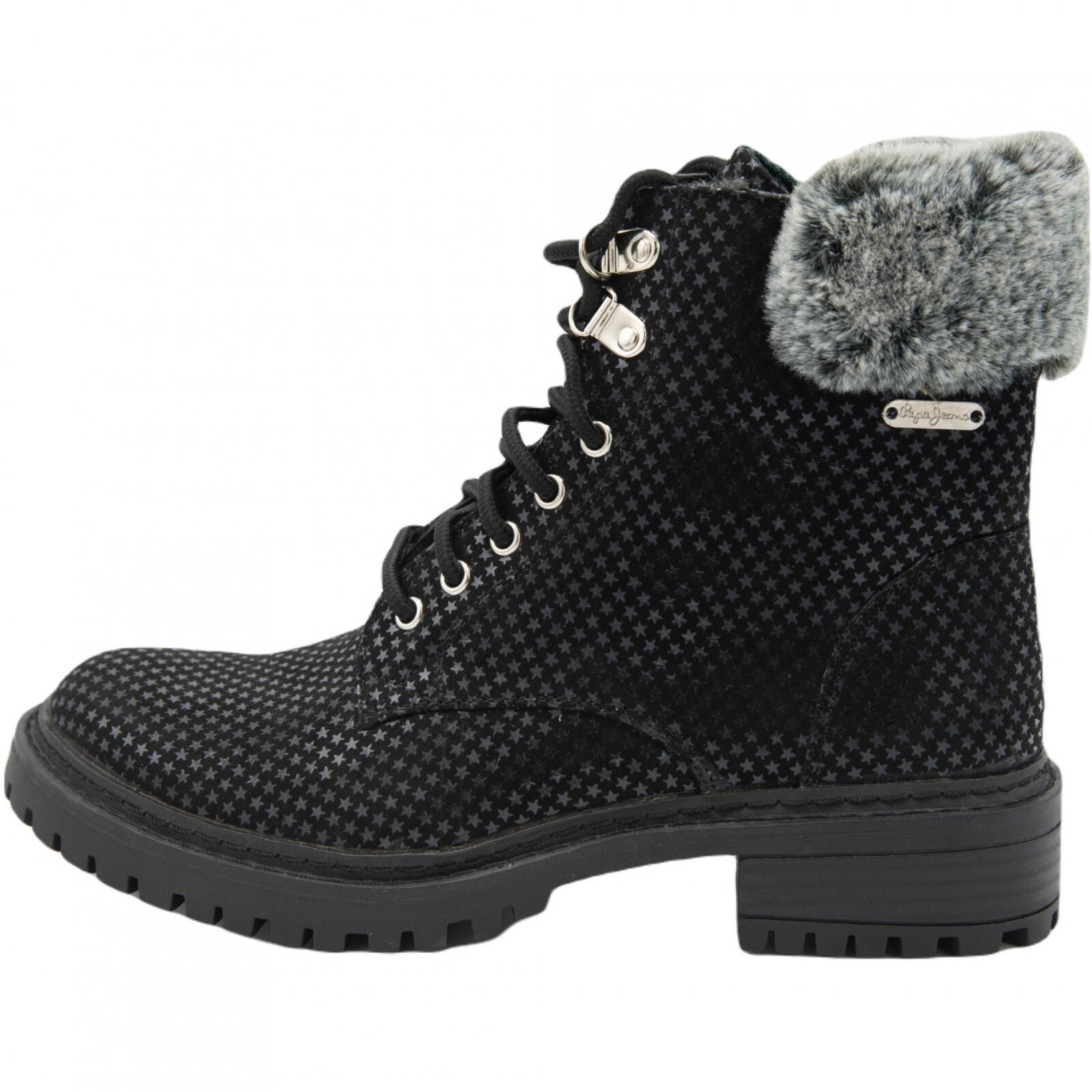 Pepe Jeans - Bottes Pepe Jeans Collie Sky, Noir, Femmes - Chaussures De Sport - Noir - 38 - Decathlon