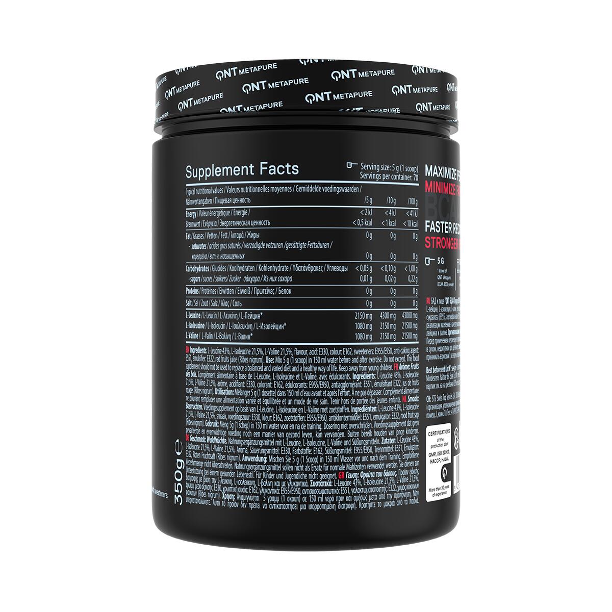 Aminosäuren QNT BCAA 8500 - Forest Fruit 3/3