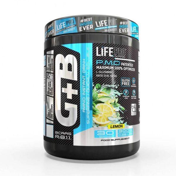 LIFEPROOF Bcaa 8:1:1 + glutamine ajinomoto - 300g Limão da LifePRO
