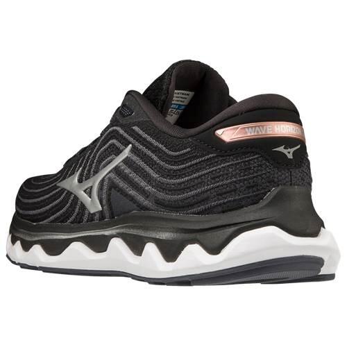 Chaussures Mizuno Wave Horizon 6 noir confort course 4/5