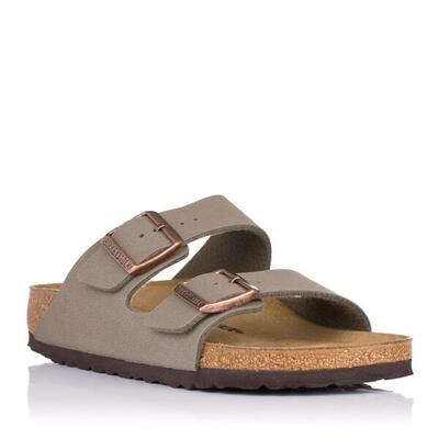 Sandalias Mujer Birkenstock Arizona Bf Marron