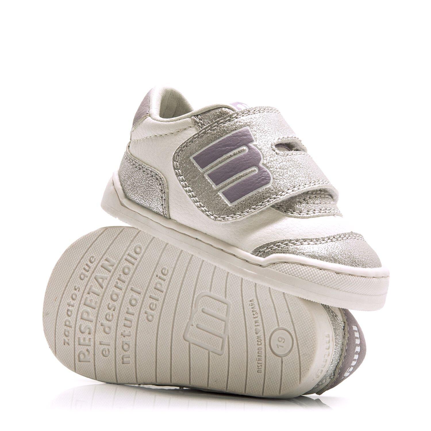 Sneakers barefoot Bambina MTNG KIDS Free baby Argento 4/7